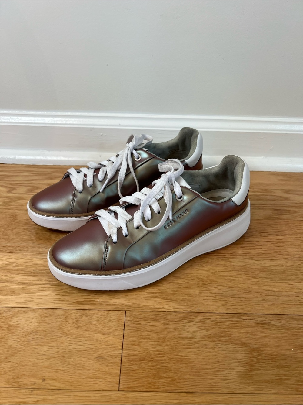 Cole Haan GrandPrø Topspin Iridescent Platform Sneakers - Picture 2 of 11